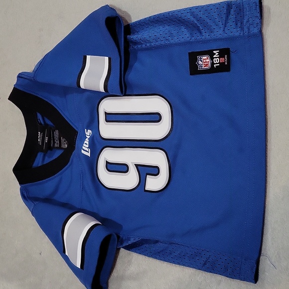 NFL Team Apparel Detroit Lions Kids Jersey - Picture 3 of 11